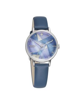 Sonata - Poze Quartz Analog Blue Dial Pu Leather Strap Watch for Women (Medium)