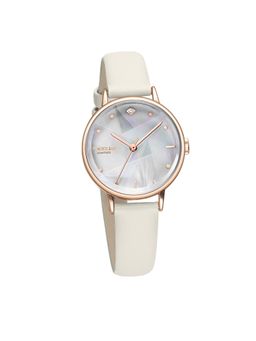 Sonata - Poze Quartz Analog Silver Dial Pu Leather Strap Watch for Women (Medium)
