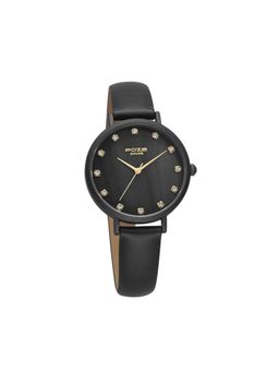 Sonata - Poze Quartz Analog Black Dial Pu Leather Strap Watch for Women (Medium)