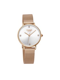Sonata - Poze Quartz Analog Silver Dial Stainless Steel Strap Watch for Women (Medium)