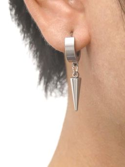 Peora - Silver Plated Hoop Earring