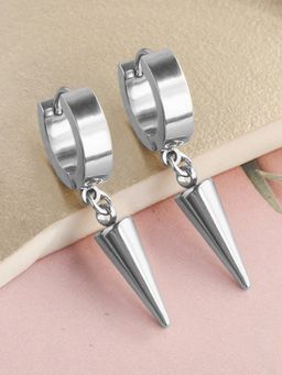 Peora - Silver Plated Hoop Earrings