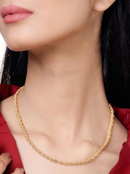 Mitali Jain - Rope Gold Chain Necklace