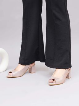 HVNLY by Shoetopia - Girls Pink Block Heels