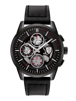 Scuderia Ferrari - GRAND TOUR 0830829 Multifunction Black Dial Watch for Men