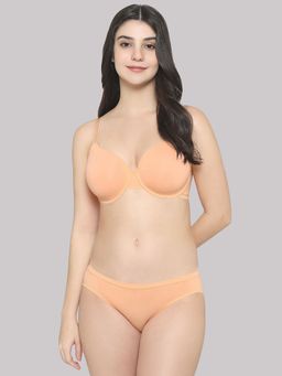 Wacoal - Women's Everyday Elegance Padded Wired Full Cup Smooth Finish Orange Bra