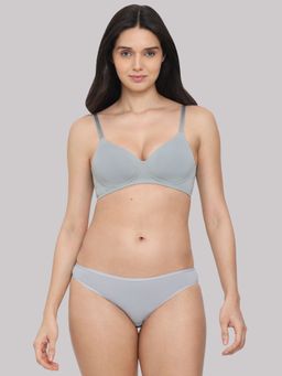 Wacoal - Womens Cool Comfort Padded Non-wired 3/4th Cup Wear Blend T-shirt Bra - Grey
