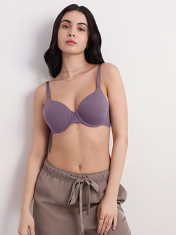 Wacoal - Everyday Elegance Padded Wired Full Cup Smooth Finish T-Shirt Bra -Purple