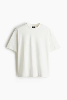 H&M - Men White Loose Fit T-Shirt