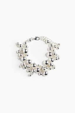 H&M - Women Silver Cluster Bracelet