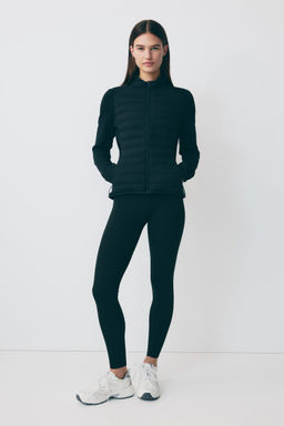 H&M MOVE - Hybrid Padded Jacket With Thermo move Black
