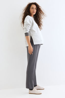 H&M - Women Grey Mama Cigarette Trousers