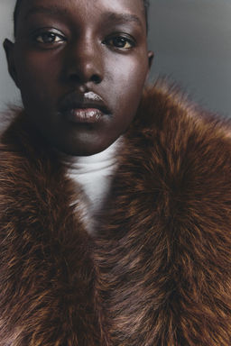 H&M - Women Grey Double-Breasted Coat