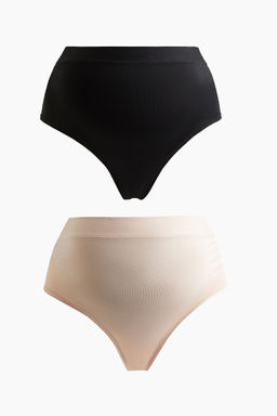 H&M - Women Mama 2-Pack High Waist Cotton Briefs