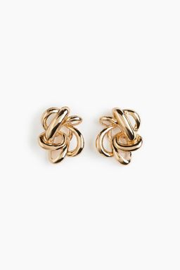 H&M - Women Gold Intertd Earrings
