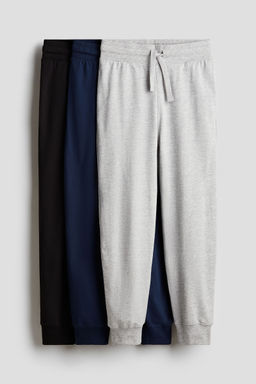 H&M - Boys 3-Pack Cotton Jersey Joggers