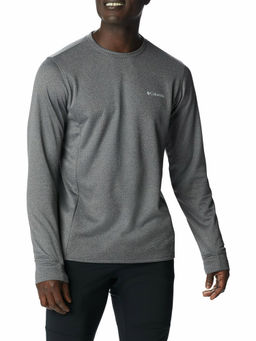 Columbia - Mens Grey Omni-Wick Park View Crew Pullover