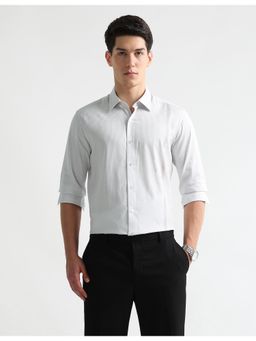 Arrow Newyork - Mens Vertical Stripes Manhattan Slim Fit Shirt