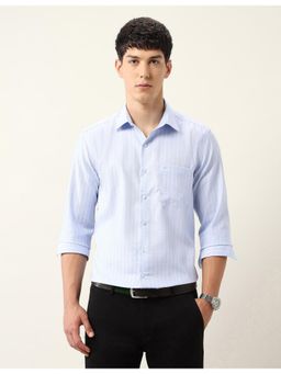 Arrow - Mens Self Design Vertical Stripes Auto Press Shirt