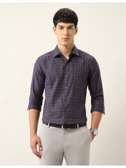 Arrow - Mens Windowpane Checks Auto Press Shirt