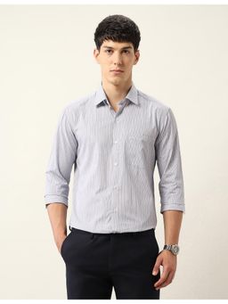 Arrow - Mens Vertical Stripes Auto Press 4Dp Shirt