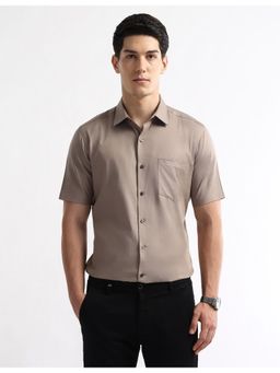 Arrow - Mens Self Design Chevron Ceremony Shirt