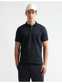 Arrow Sports - Mens All-Over Printed Regular Fit Polo T-Shirt