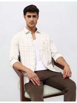 U.S. Polo Assn. Denim Co. - Mens Grid Tattersall Checks Herringbone Shirt