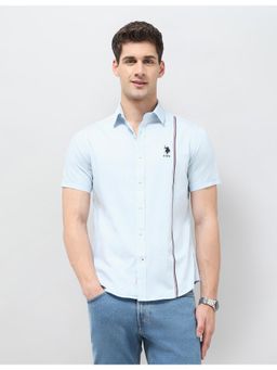 U.S. POLO ASSN. - Mens Vertical Stripes Twill Shirt