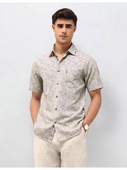 U.S. POLO ASSN. - Mens Tropical Printed Tailored Fit Shirt
