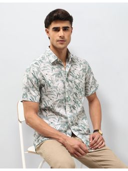 U.S. POLO ASSN. - Mens Tropical Printed Tailored Fit Shirt