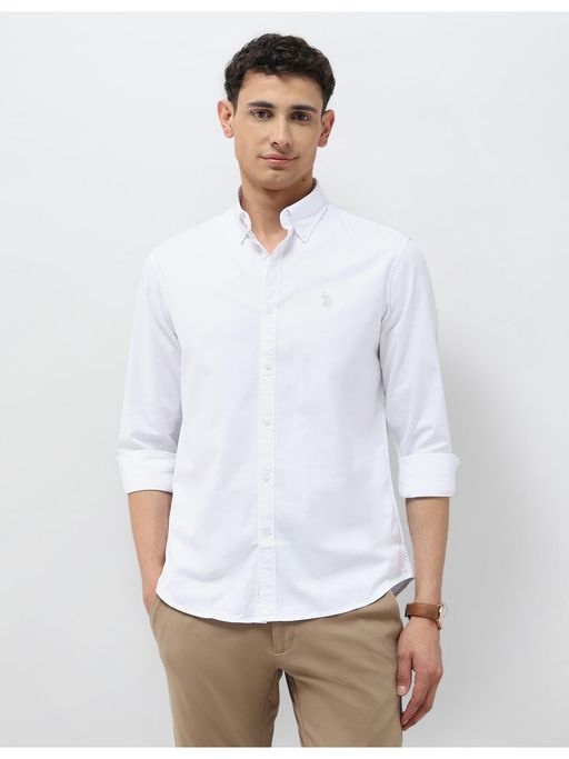 U.S. POLO ASSN. Mens Tailored Fit Oxford Shirt