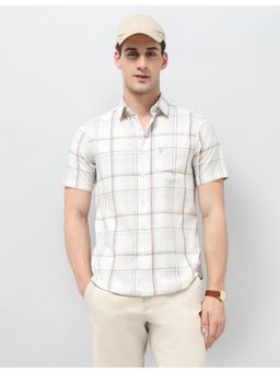 U.S. POLO ASSN. - Mens Grid Tattersall Checks Twill Shirt