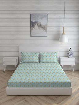 Boutique Living - Celebrity 400 TC King Bedsheet -Blue