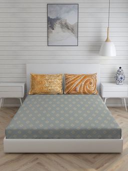 Boutique Living - Heritage Walk 200 TC King Bedsheet -Grey