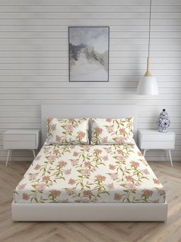 Boutique Living - Cool Night 225 TC King Bedsheet -Beige