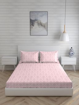 Boutique Living - Cool Night 225 TC King Bedsheet -Pink