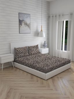 Boutique Living - Untamed 270TC TC King Bedsheet -Black