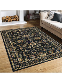 OBSESSIONS - Anti-Static Polypropylene Ethnic Carpet Black
