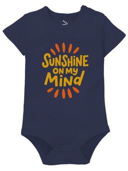 Zeezeezoo - Sunshine On My Mind Typo Print Cotton Bodysuit