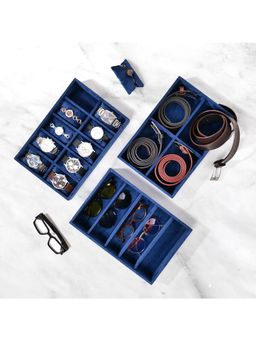 La Trove - Luxury Combo of Watch Belt Sunglass Trays