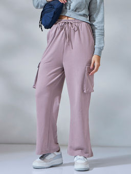 Bewakoof - Air 1.0 Women's Purple Cargo Trackpants