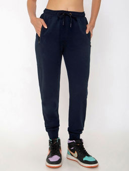 Bewakoof - Women's Blue Slim Fit Joggers