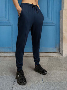 Bewakoof - Women's Blue Slim Fit Joggers