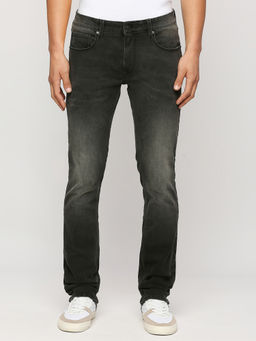 Pepe Jeans - Vapour Slim Fit Mid Waist Jeans Black