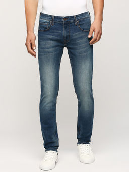 Pepe Jeans - Vapour Tapered Fit Low Waist Jeans Navy Blue