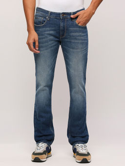 Pepe Jeans - Vapour Slim Fit Mid Waist Jeans Navy Blue