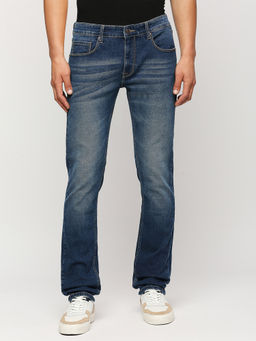 Pepe Jeans - Vapour Slim Fit Mid Waist Jeans Navy Blue