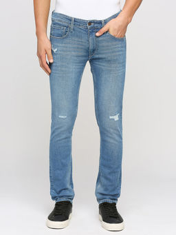 Pepe Jeans - Vapour Tapered Fit Low Waist Jeans Blue