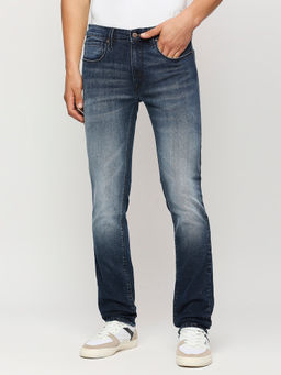 Pepe Jeans - Vapour Slim Fit Mid Waist Jeans Navy Blue